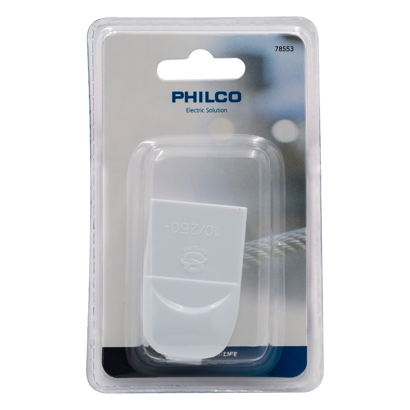 Enchufe Volante Hembra Philco 2P+T Blanco 2