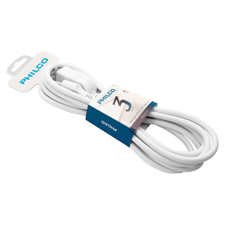 Alargador Extension Electrica 3 mts Philco 2