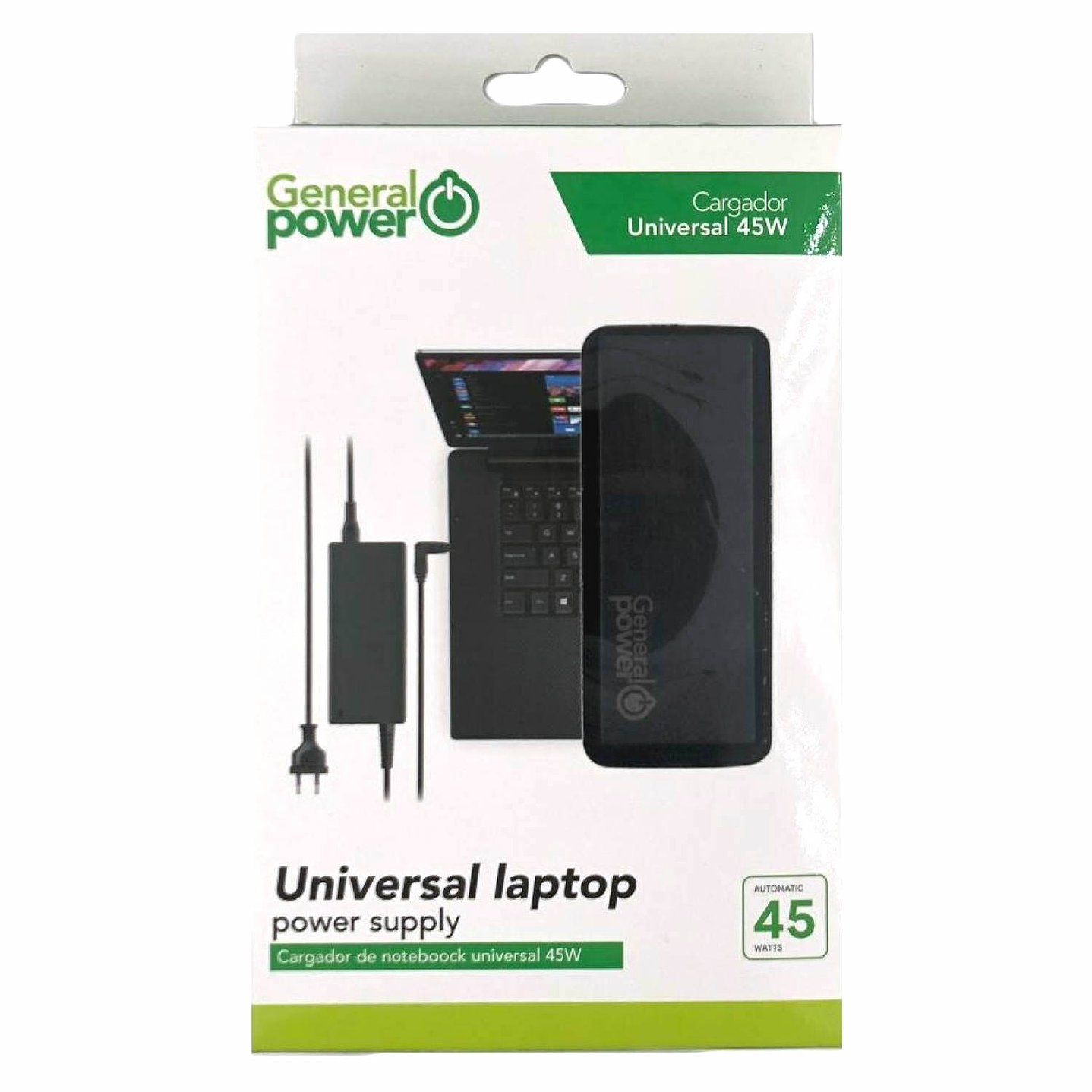 Cargador Universal Notebook 45W General Power 1