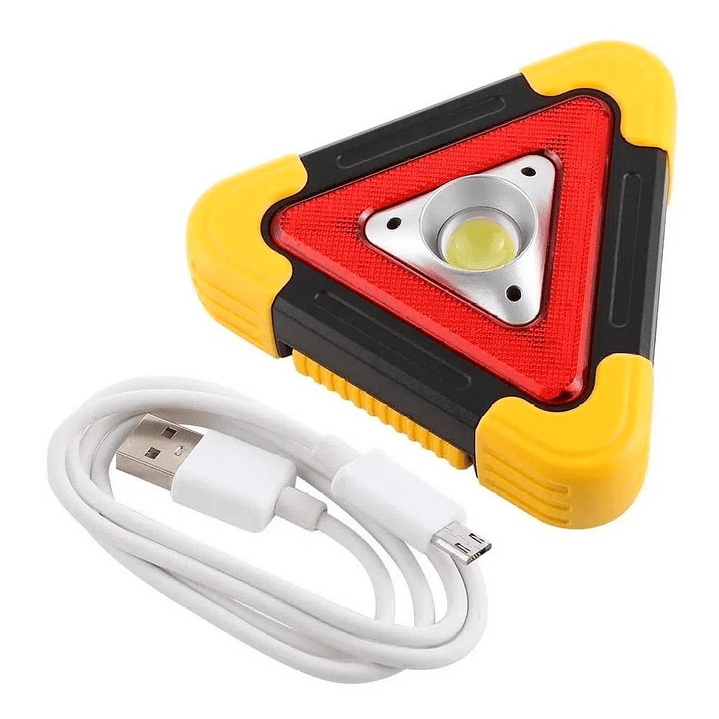 Triangulo Emergencia Led Recargable Solar Tecnolab 3