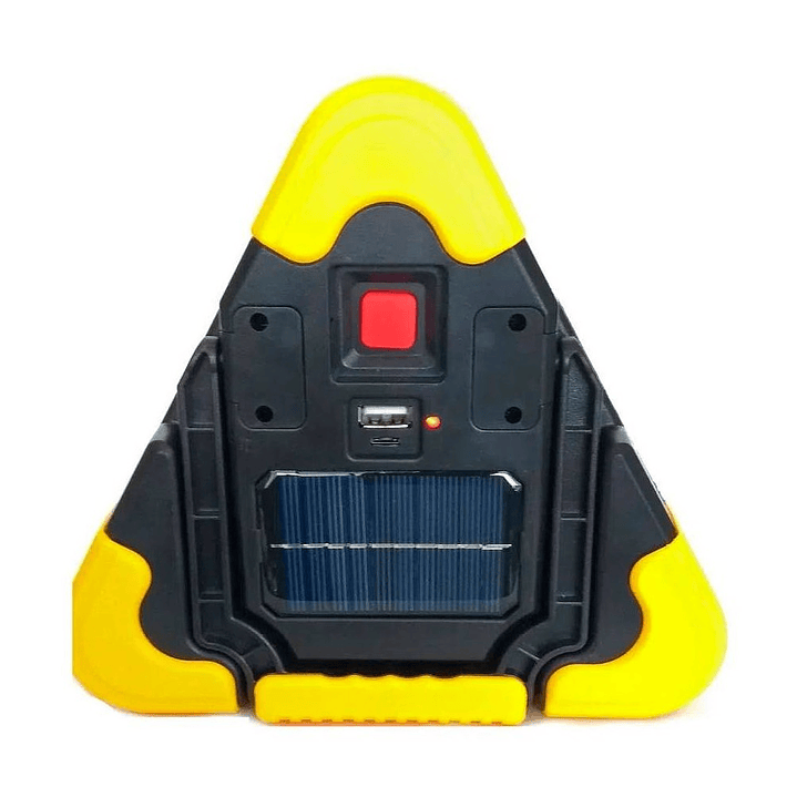 Triangulo Emergencia Led Recargable Solar Tecnolab 4