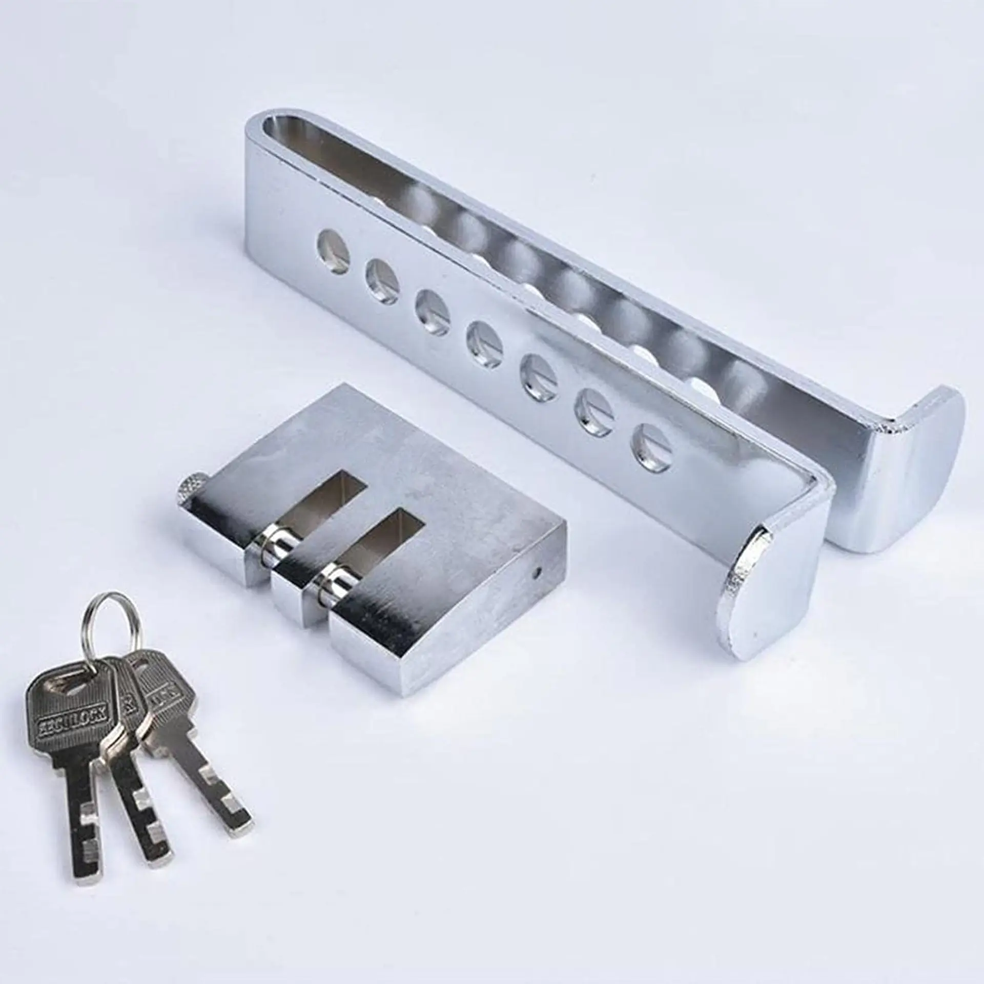 Traba Pedal Auto Seguridad Candado Acero 4