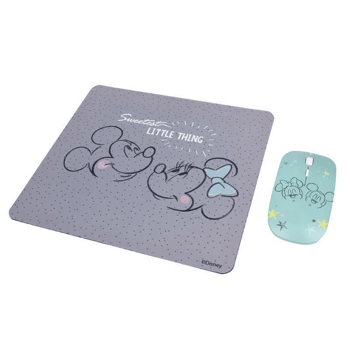 Kit Mouse Inalambrico y Mouse Pad Mickey 2 1