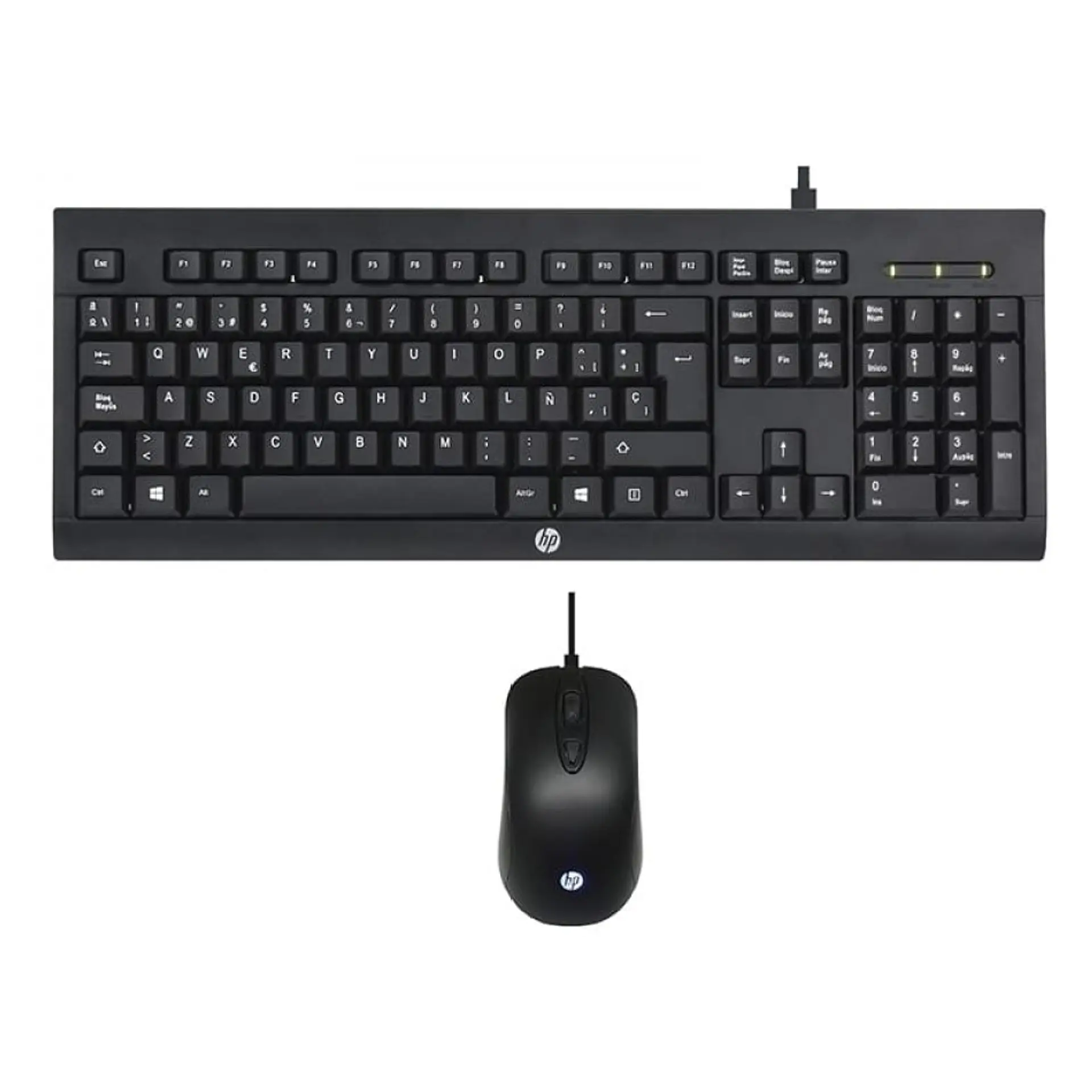 Kit Combo Teclado y Mouse Hp Gaming Km100 Ingles 1