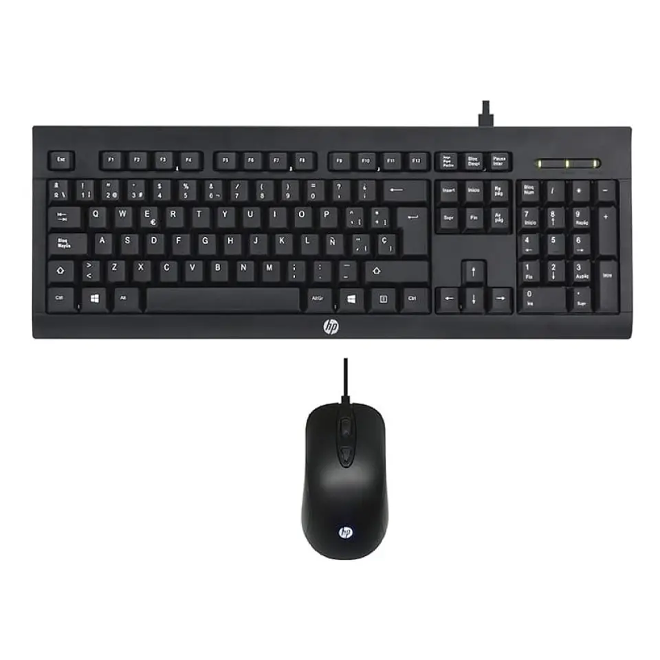Kit Combo Teclado y Mouse Hp Gaming Km100 Ingles 1