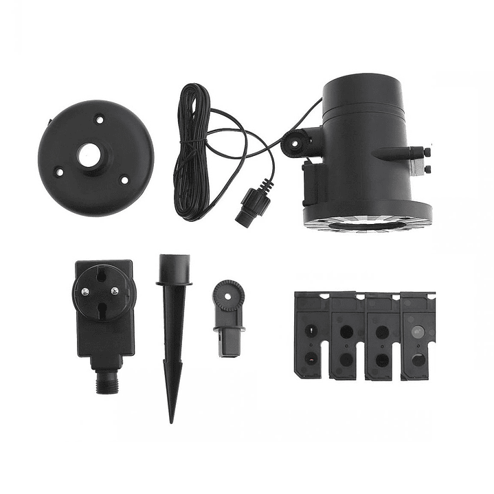 Proyector Navidad Halloween Movientos 4 Tarjetas 5