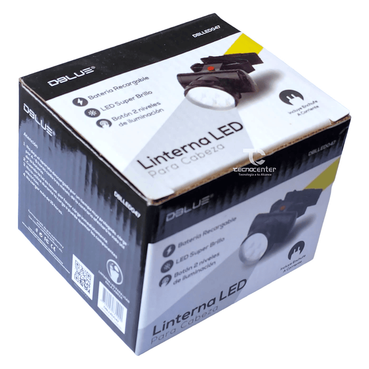 Linterna Cintillo 7 Led Recargable Dblue 2
