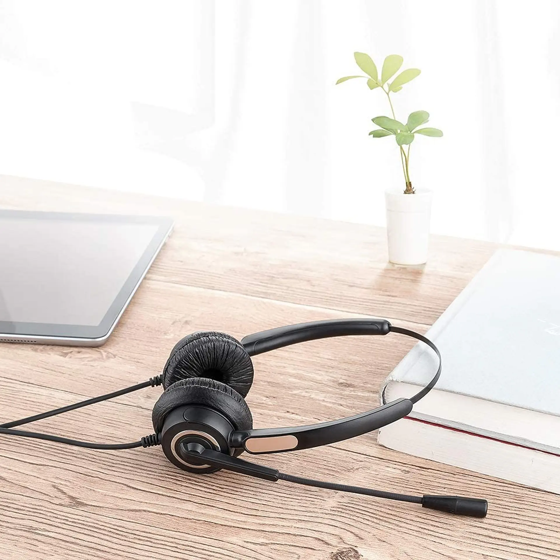 Audifonos HP DHE-8000 Headset Conexion Usb 4