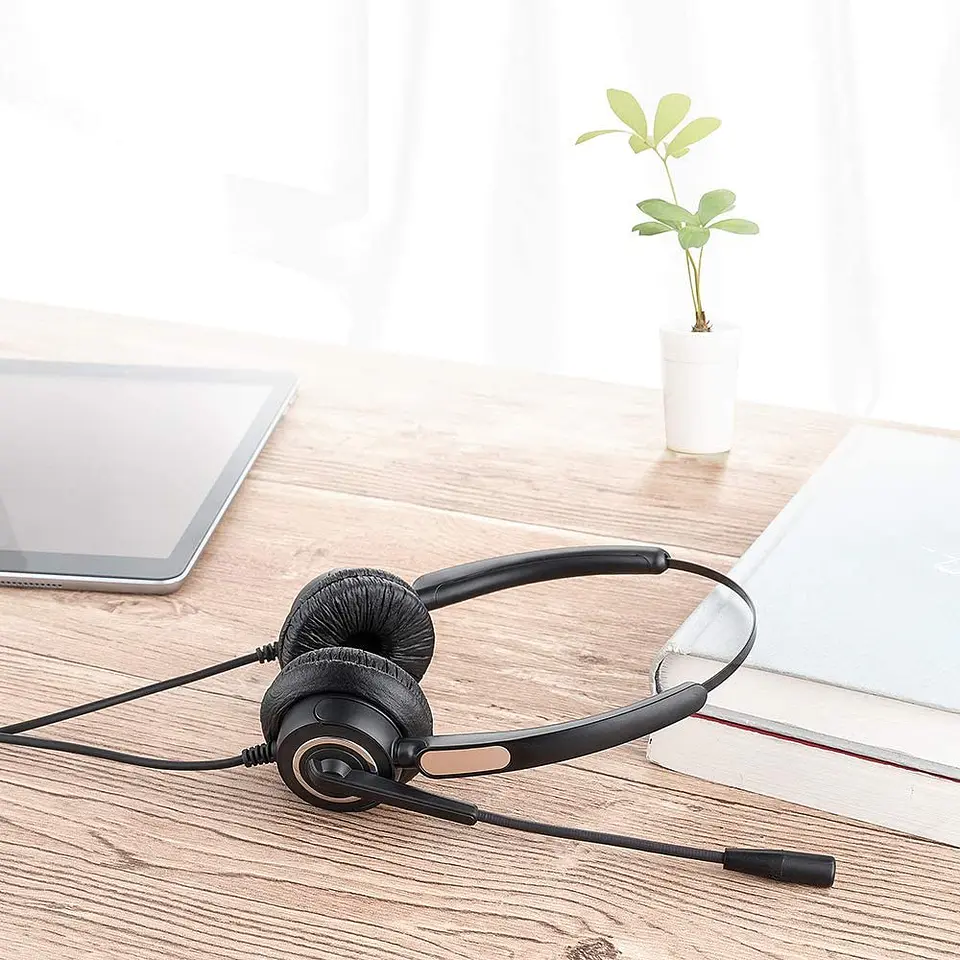 Audifonos HP DHE-8000 Headset Conexion Usb 4