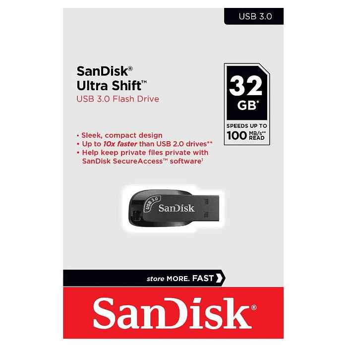 Pendrive 32GB SanDisk Ultra Shift USB 3.0 2