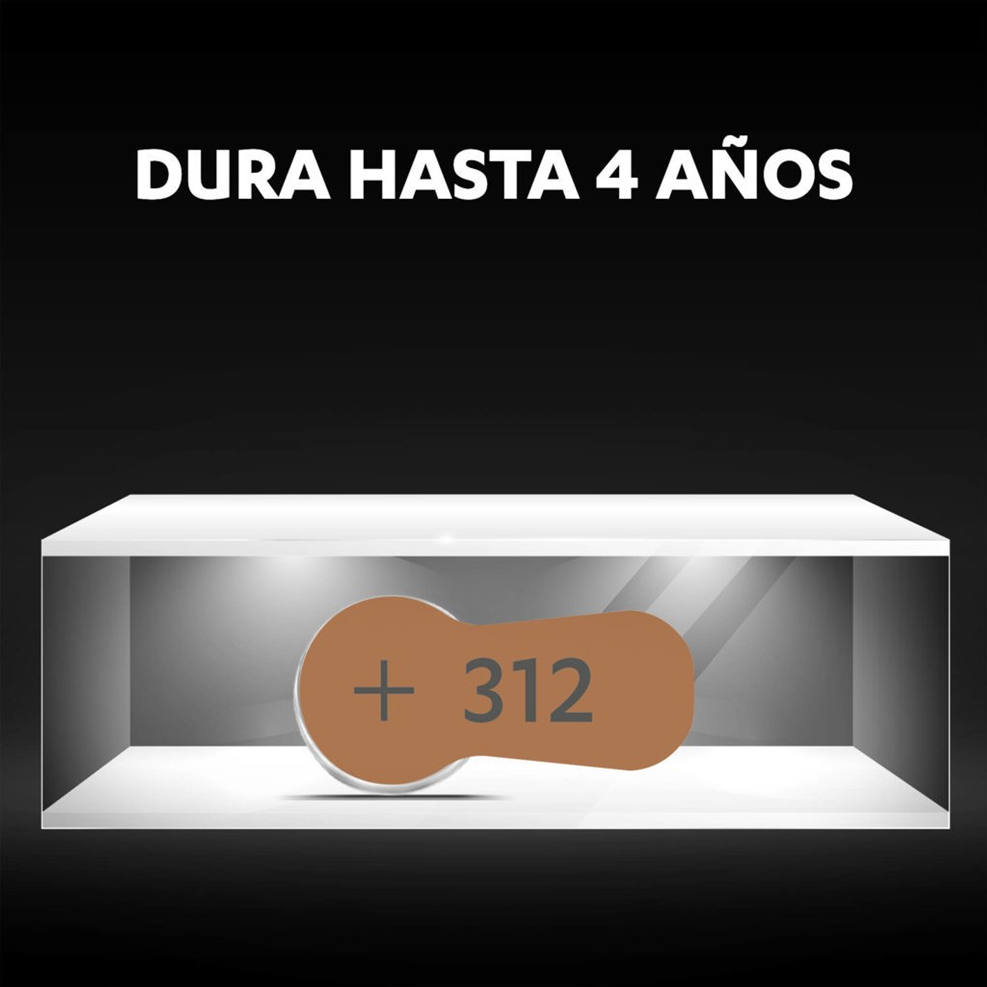 Pack 6 pilas Duracell Numero 312 3