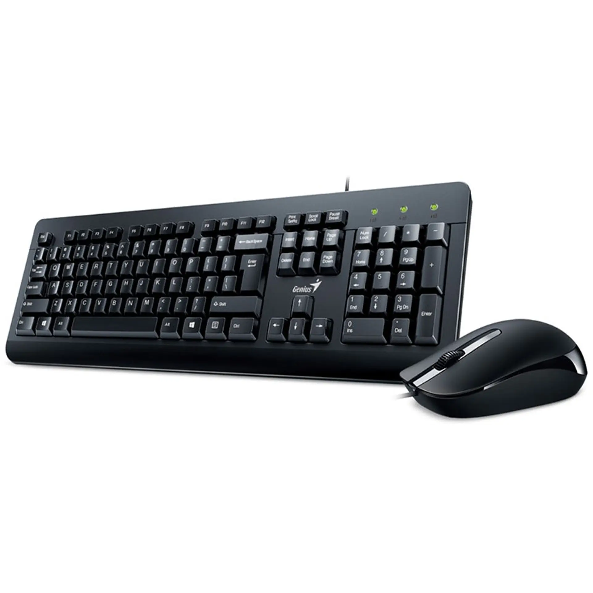 Kit Combo Teclado y Mouse KM-160 Cableado 1