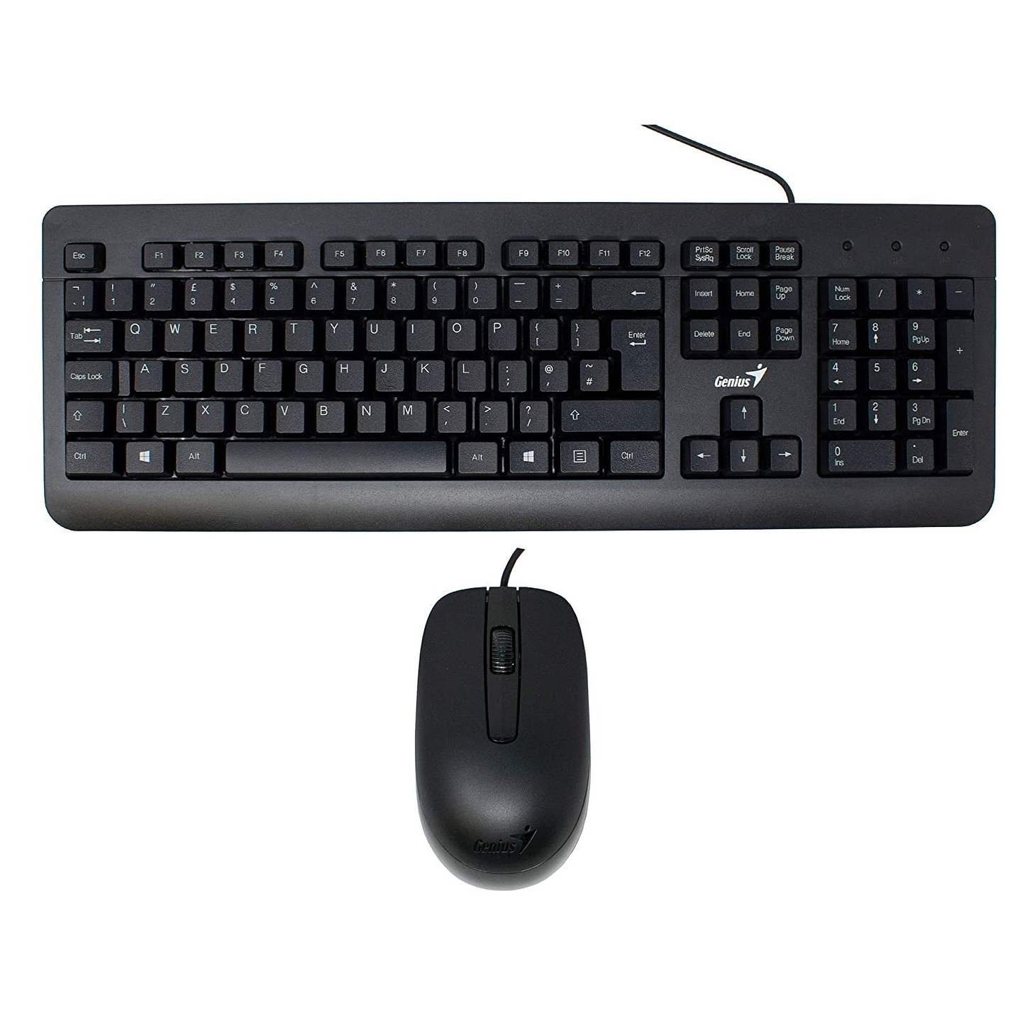 Kit Combo Teclado y Mouse KM-160 Cableado 3