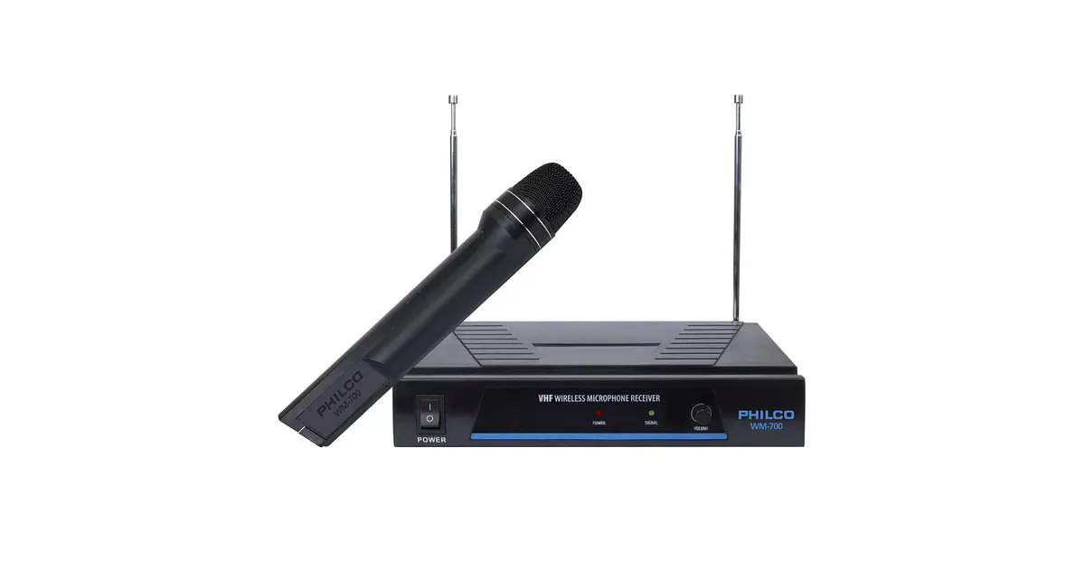 Microfono Inalambrico VHF Philco WM700