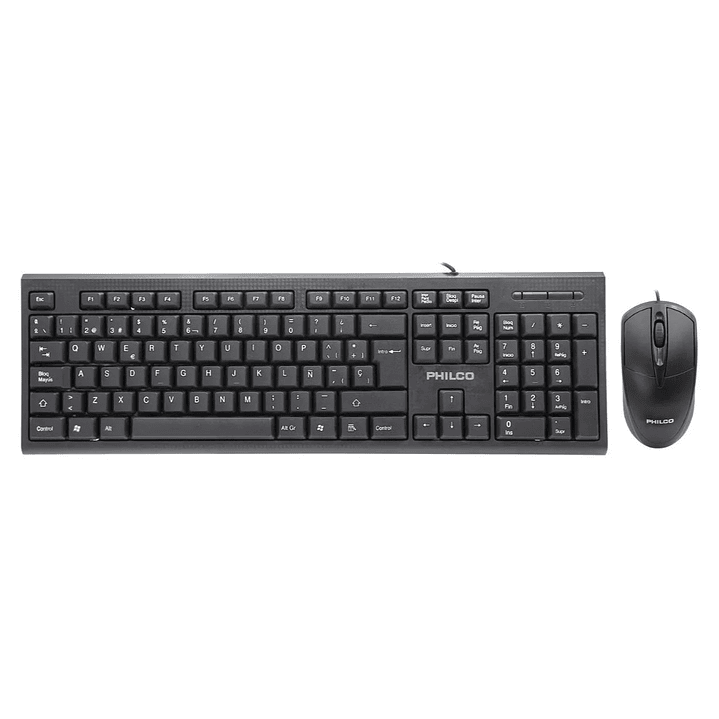 Kit Combo Teclado y Mouse Philco K4500 1