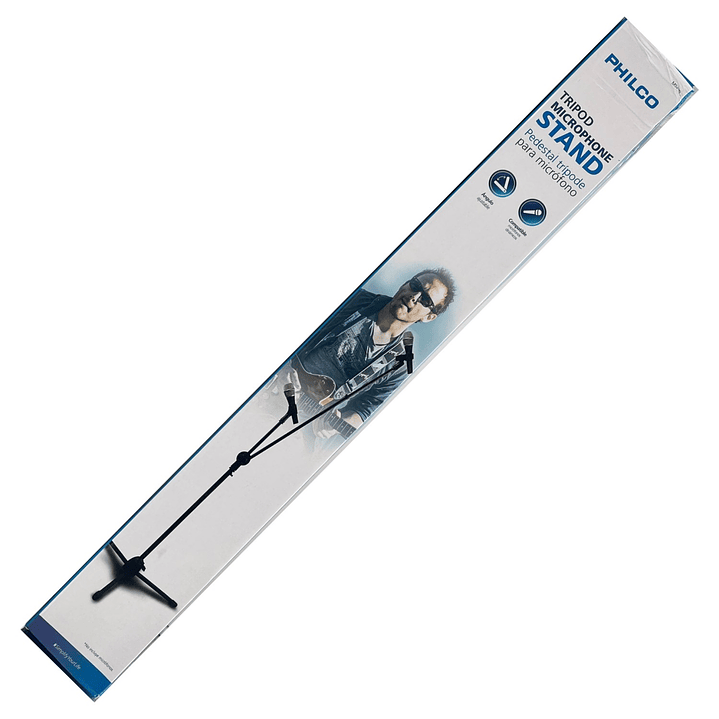 Atril Para Microfono con Boom Metalico Philco 2