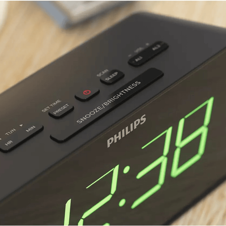 Radio Reloj Despertador Philips TAR3306 5