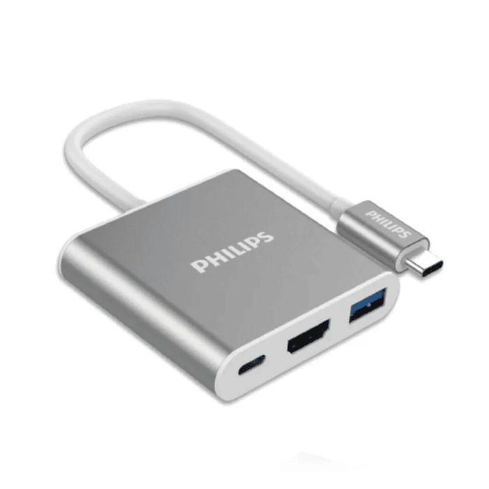 Adaptador Usb-c A Hdmi/usb Philips 3 En 1 1