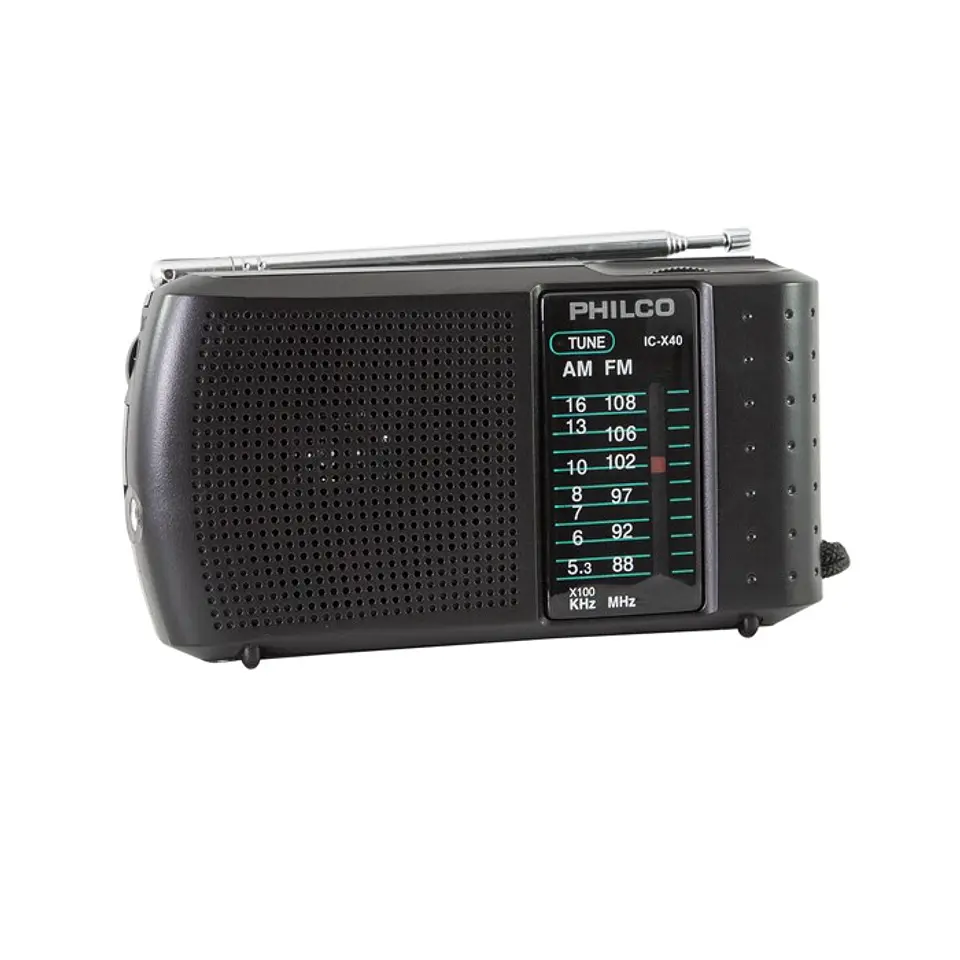 Radio a Pilas Philco ICX-40 Fm/Am Portable de Bolsillo 1