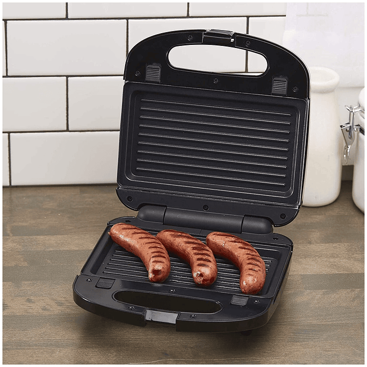 Sandwichera, Parrilla y Waflera Black+Decker WM2000S-CL 4