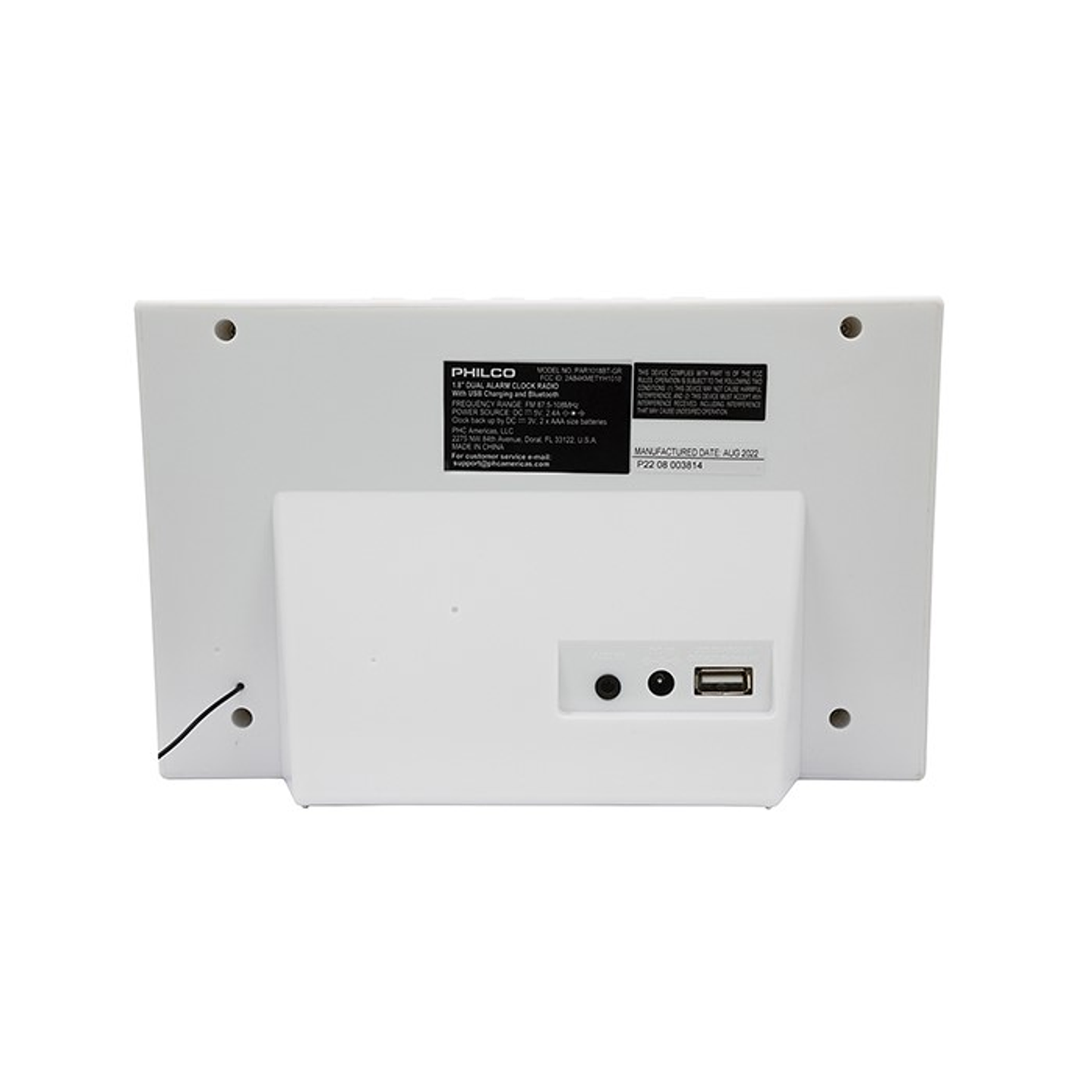 Radio Reloj Despertador BT Digital Philco 1018BT 5