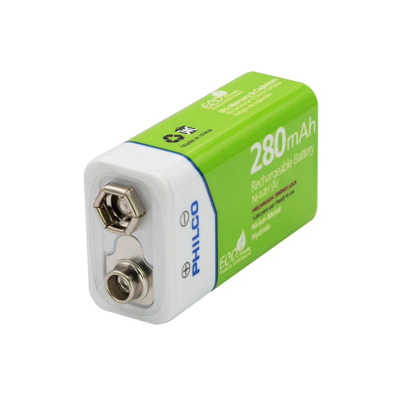 Bateria Recargable 9v 280 Mah Philco	 4