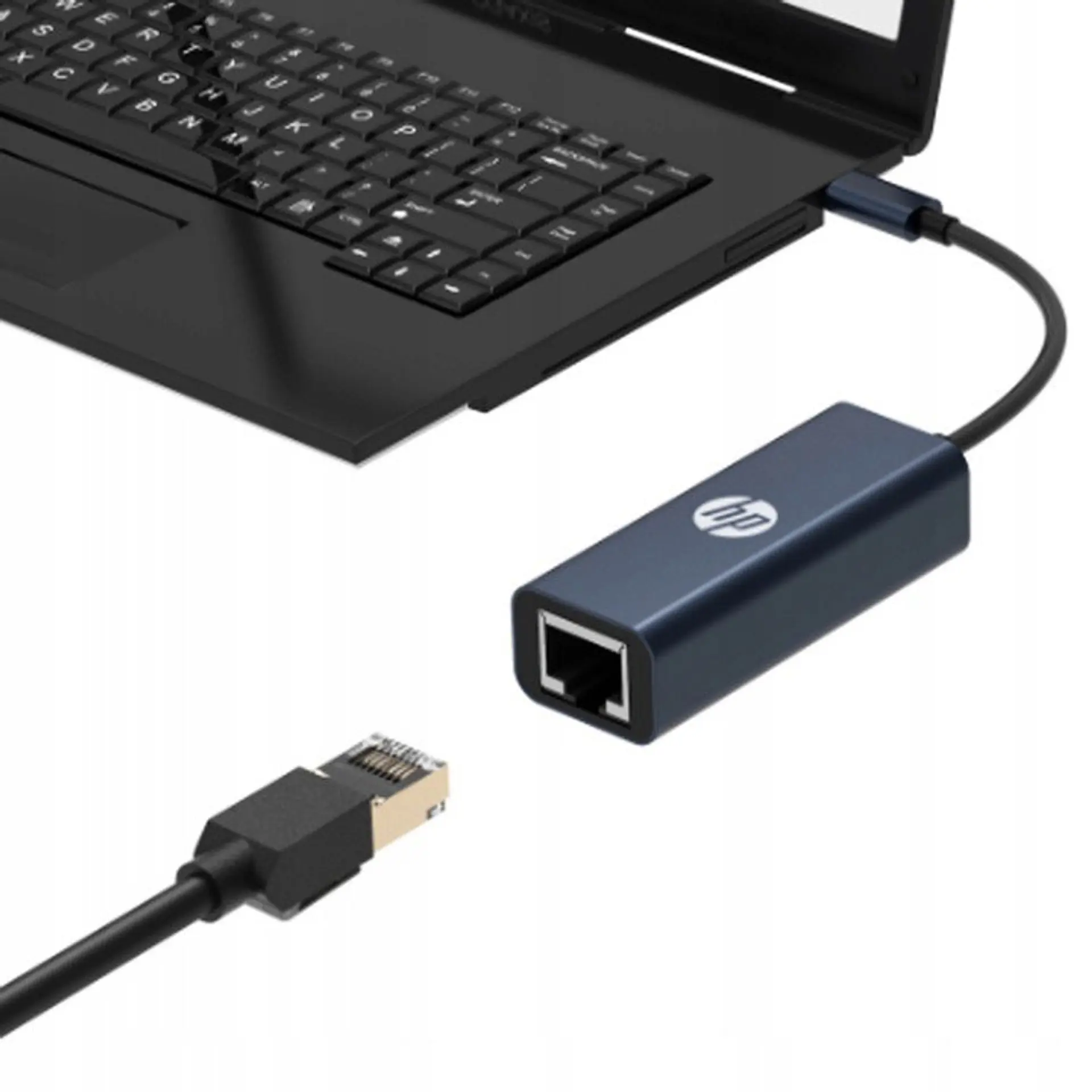 Adaptador Usb Tipo C a Red Ethernet Cable Red 4