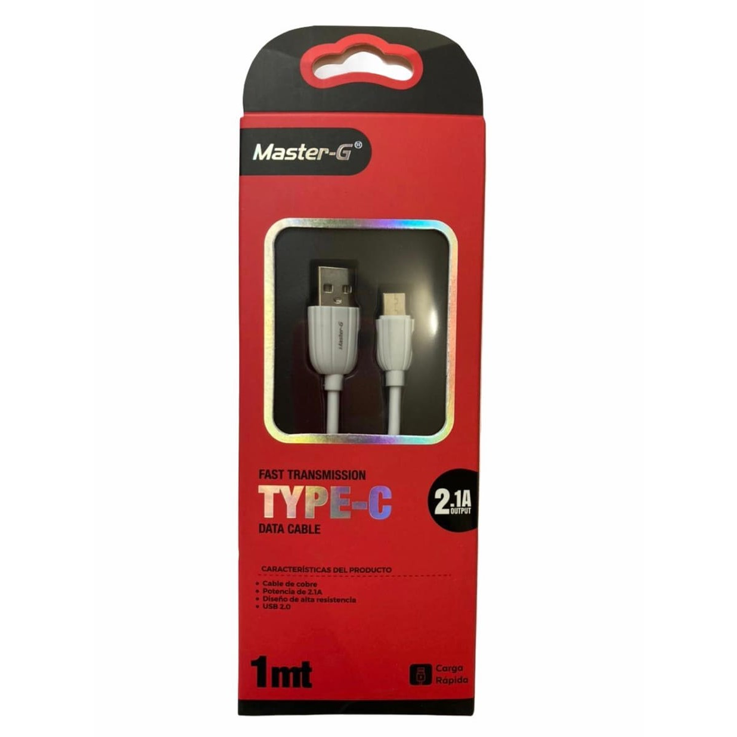 Cable Usb Tipo C Master G 2.1A 4