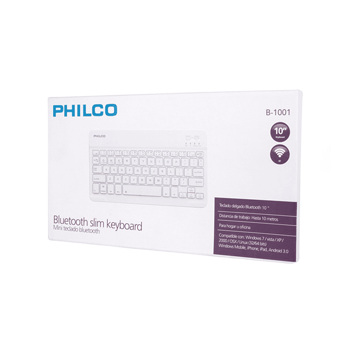 Mini Teclado Bluetooth Philco 10 Pulgadas 3