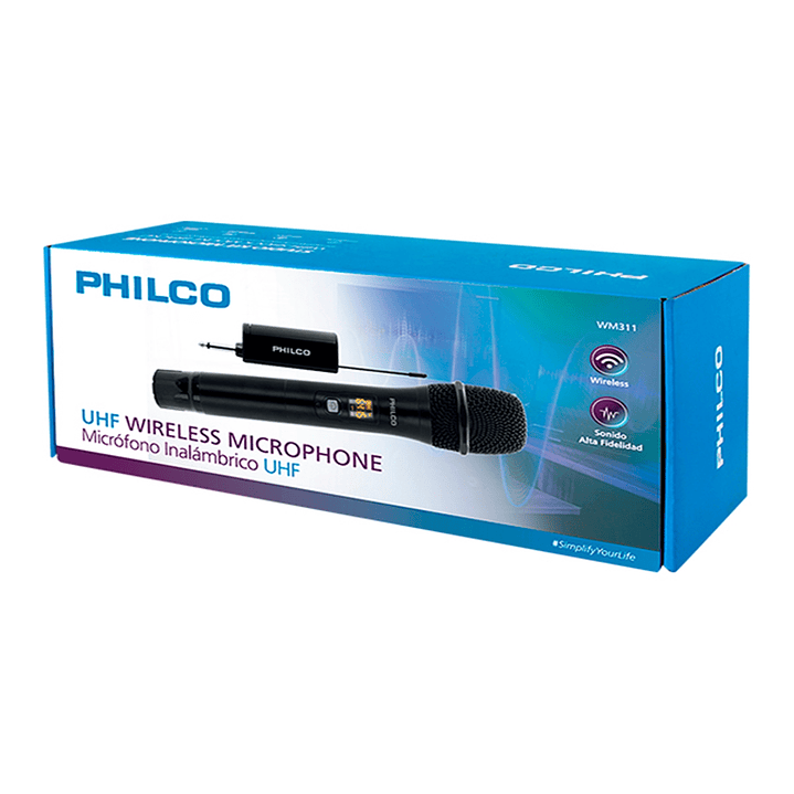 Micrófono Inalámbrico Philco UHF WM311 3