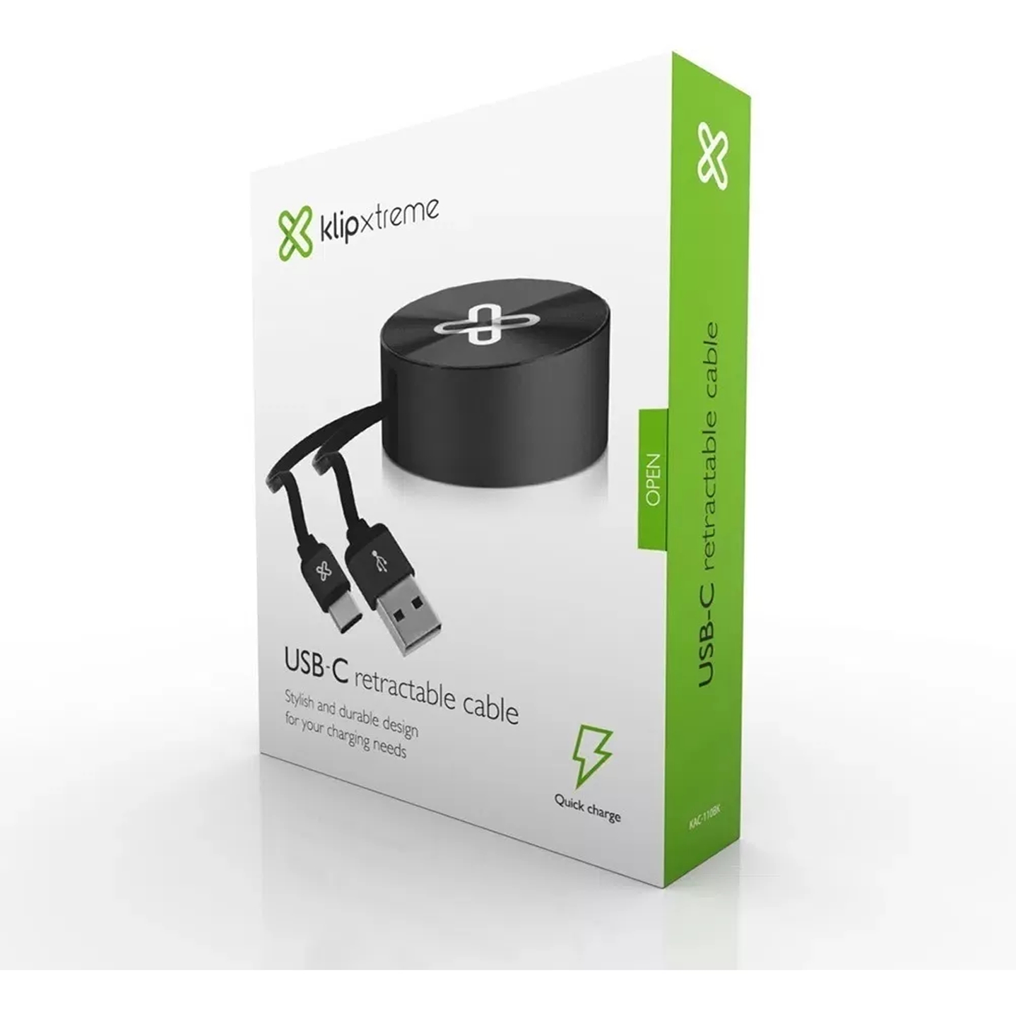 Cable Retráctil Usb Tipo-C KlipXtreme 3