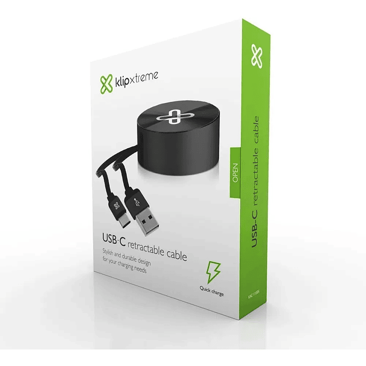 Cable Retráctil Usb Tipo-C KlipXtreme 3