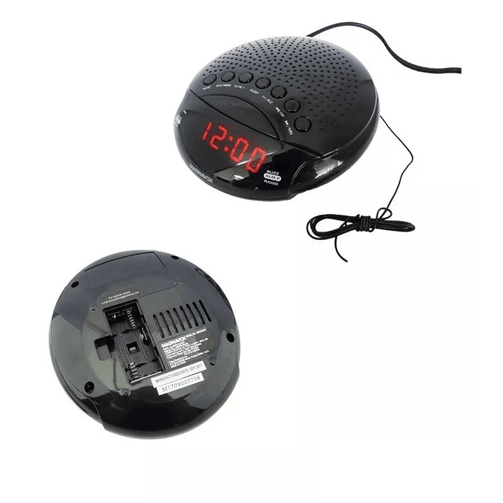 Radio Reloj Despertador Magnavox Alarma AM/FM 3