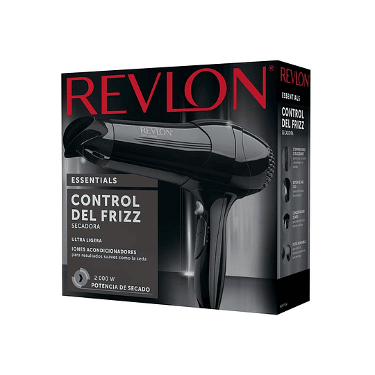 Secador Pelo Revlon Control Del Frizz Essentials