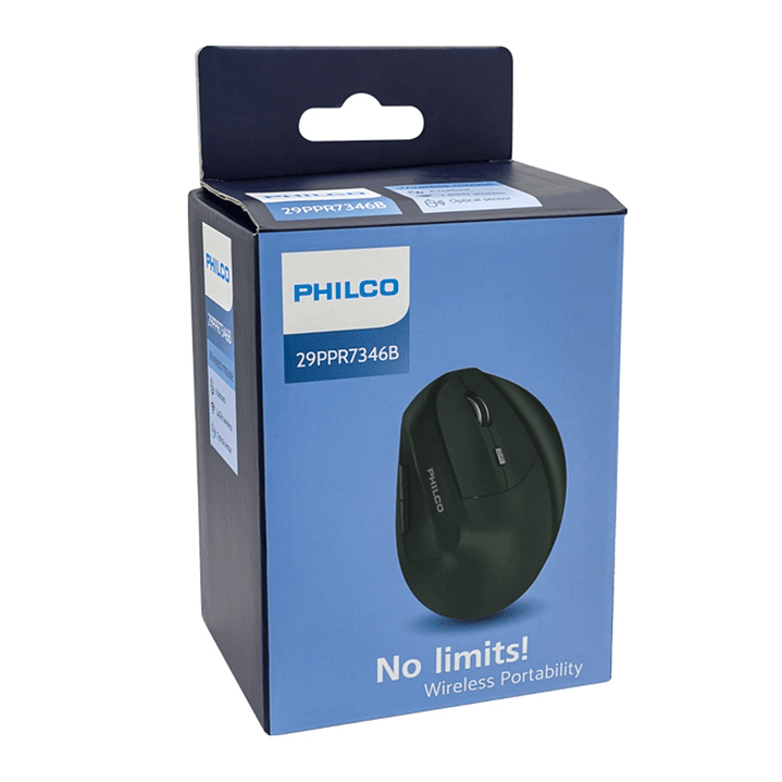 Mouse Inalámbrico Vertical Pro SPK7346B Philco 6