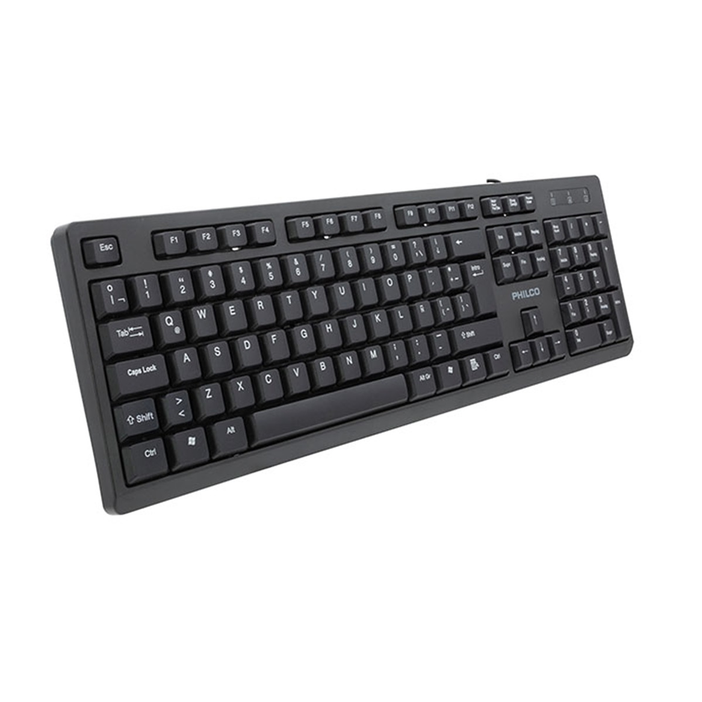 Teclado Alámbrico SPK6234B Philco Negro 1