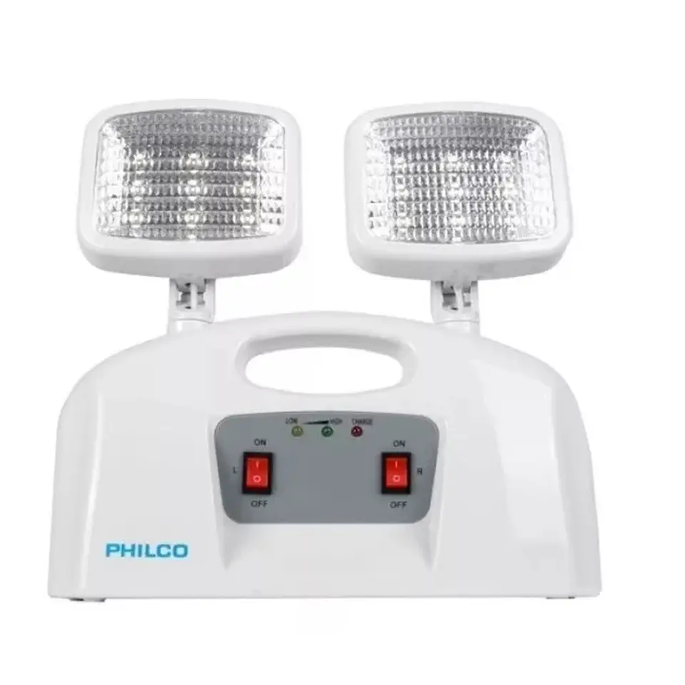 Lampara Led de Emergencia 2 Focos Philco AT58 1