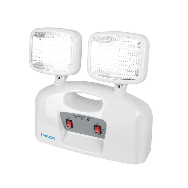 Lampara Led de Emergencia 2 Focos Philco AT58 3