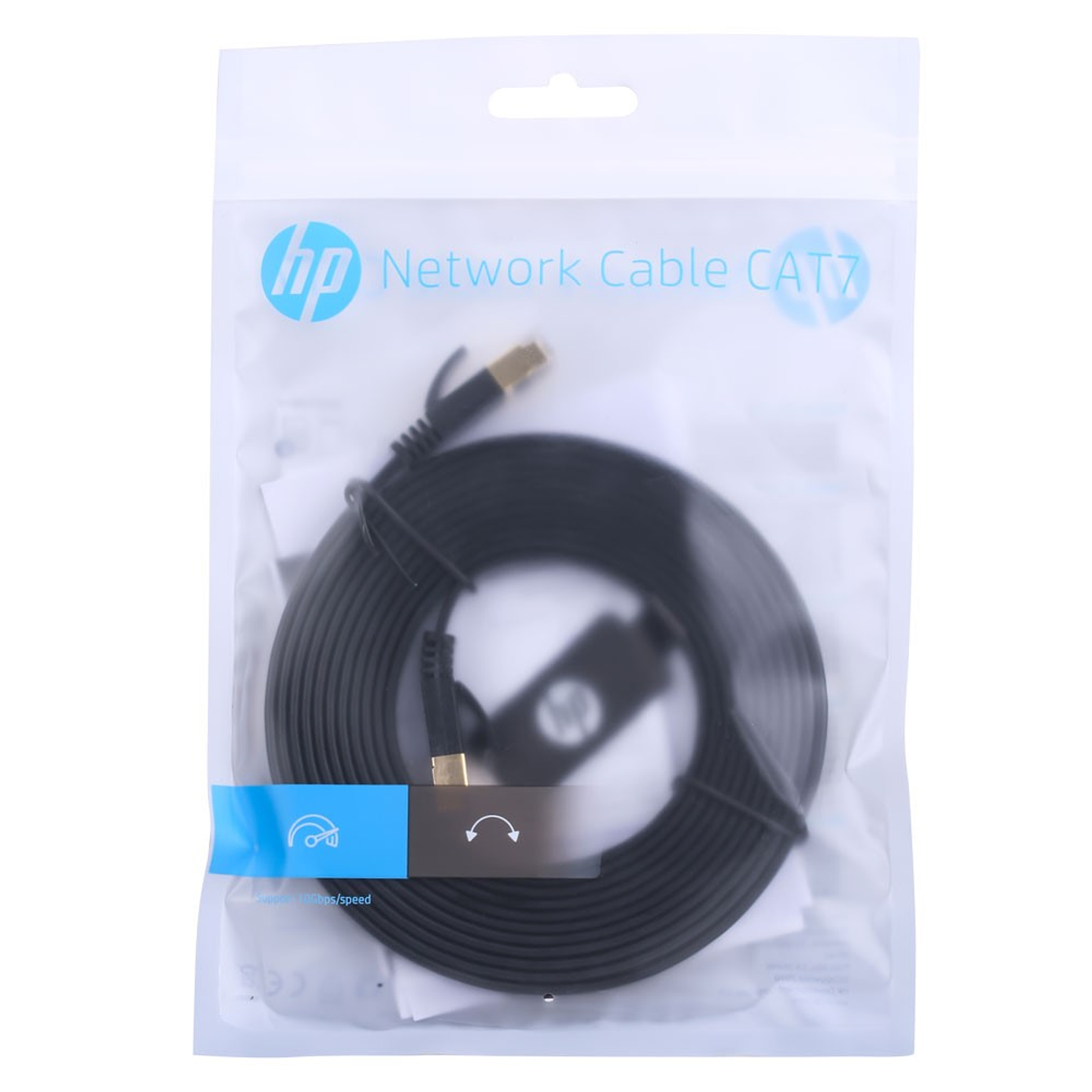 Cable de Red Utp Blindado Hp Cat7 3mt 10 Gbps 6