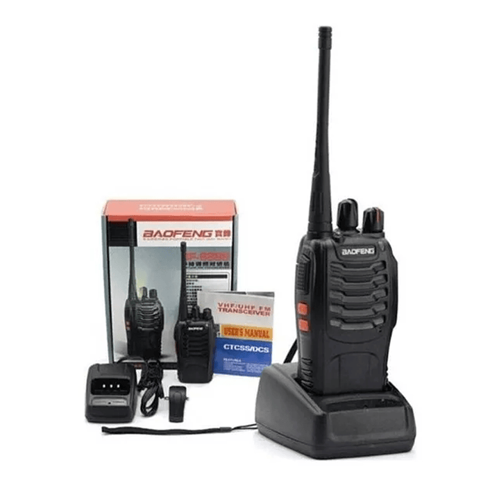 Radio Transmisor 2 Vías Baofeng Bf-888s Negro  3
