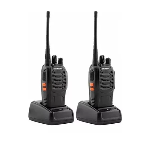 Pack 2 Transmisor 2 Vías Baofeng Bf-888s Negro