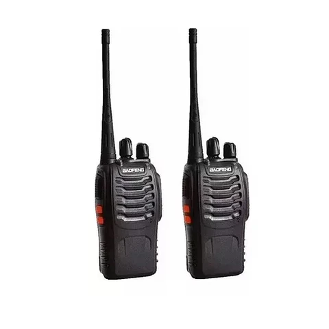 Pack 2 Transmisor 2 Vías Baofeng Bf-888s Negro