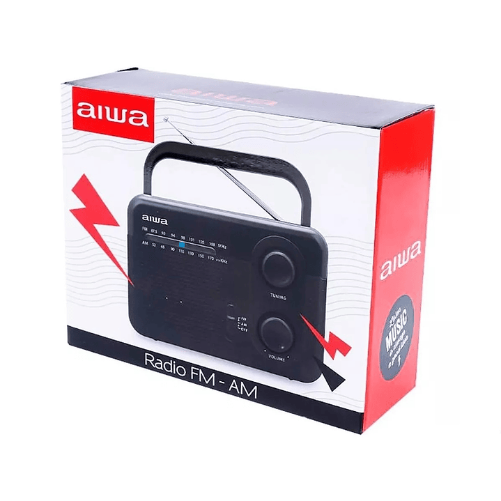 Radio Analógico Am Fm Portátil Aiwa Awfml4 3
