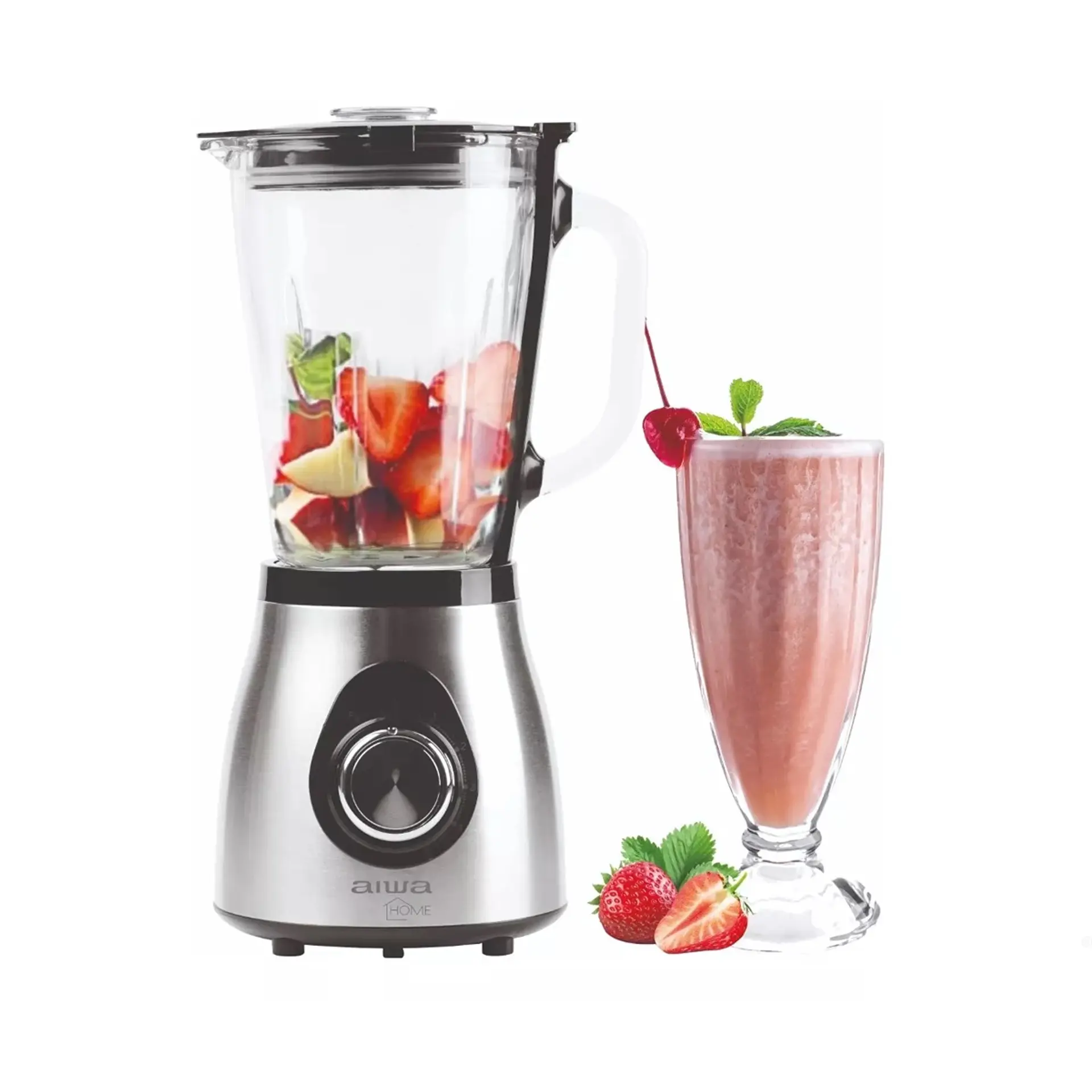 Licuadora Aiwa Acero Inoxidable 1.5l Gris 2