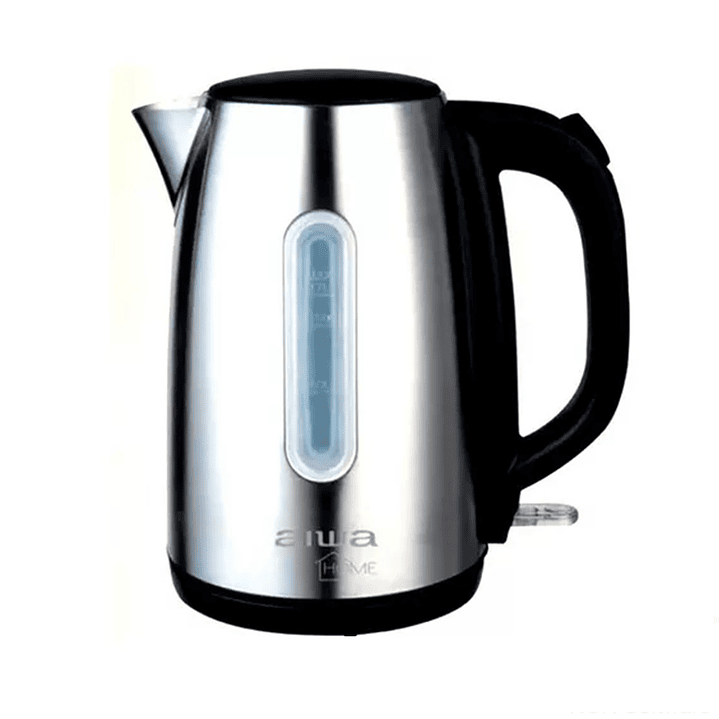 Hervidor Electrico Aiwa Acero Inoxidable 1,7L AW JD1402A Gris 1
