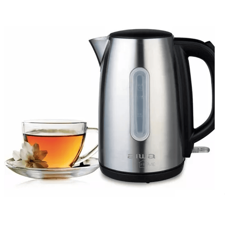 Hervidor Electrico Aiwa Acero Inoxidable 1,7L AW JD1402A Gris 2