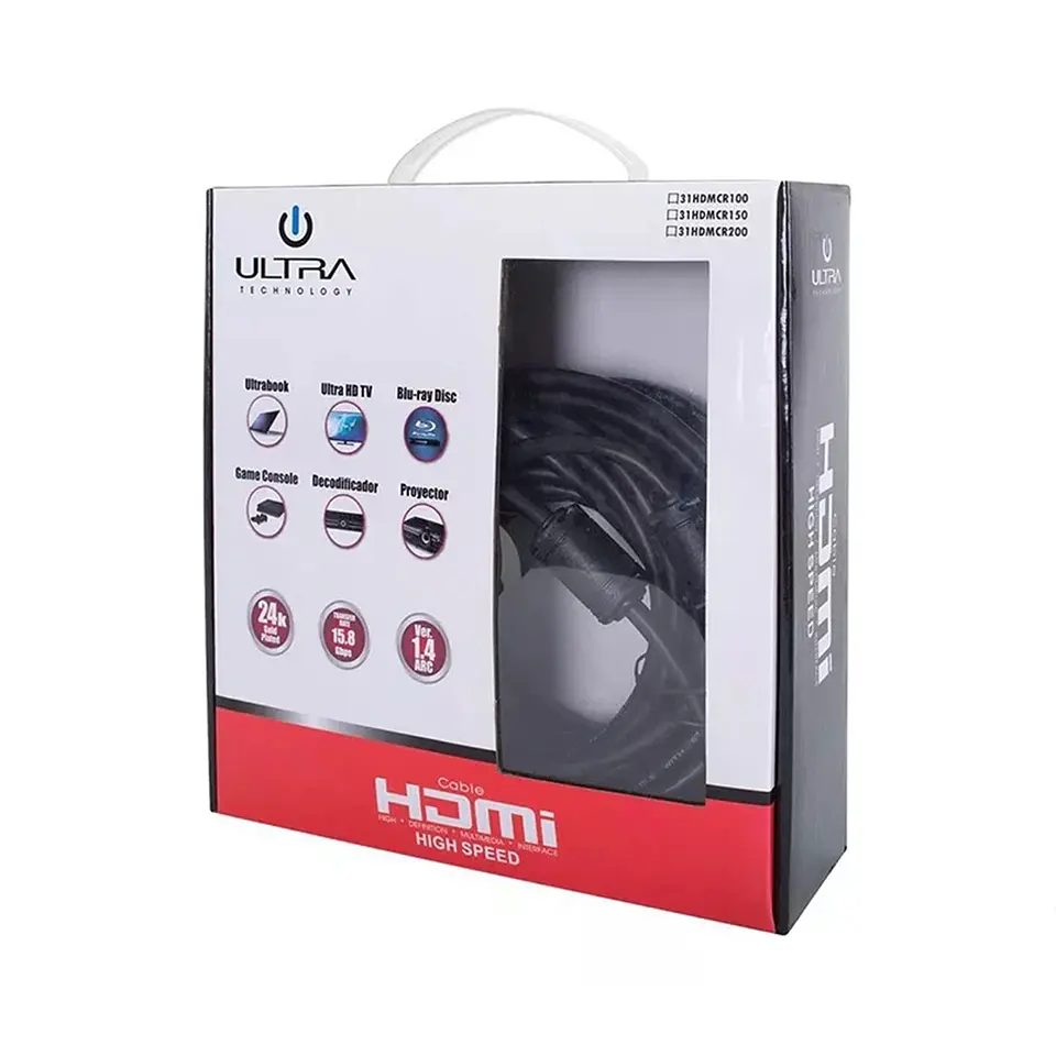 Cable Hdmi 10 Mts V1.4 Ultra CR100 2
