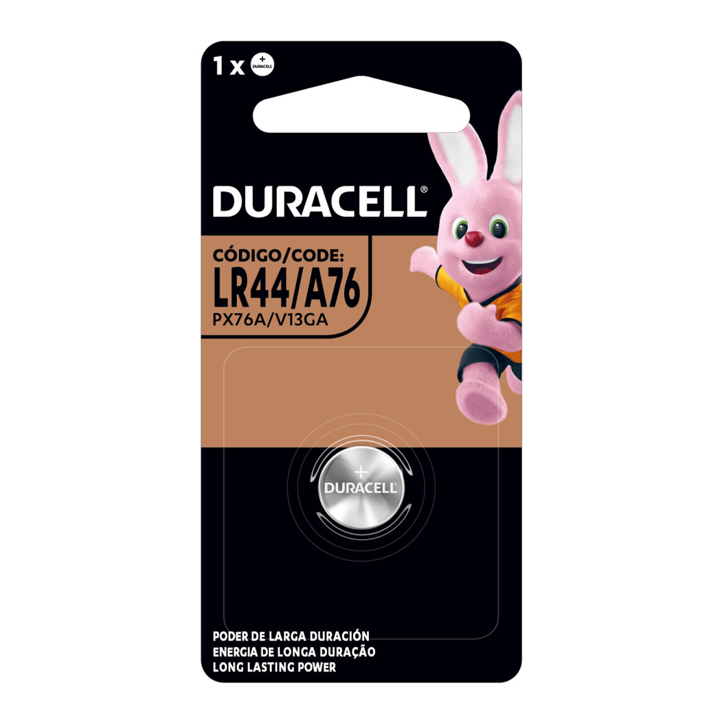 Duracell Pila Tipo Botón Lr44 A76 AG13 1