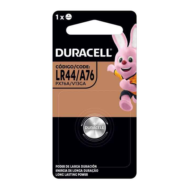 Duracell Pila Tipo Botón Lr44 A76 AG13 1