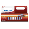 Pack 12 Pilas Alcalina AA Philips